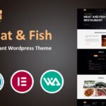 Meat and Fish - Restaurant Elementor WordPress Theme