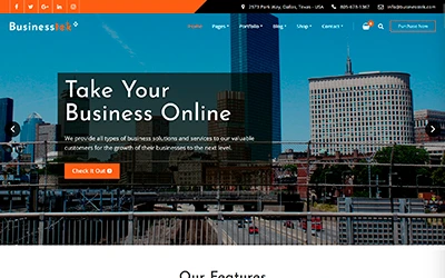 Businesstek Business WordPress Theme