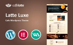 Cafe Latte Luxe Elementor WordPress Theme