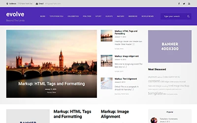 Evolve Multipurpose Blog WordPress Theme