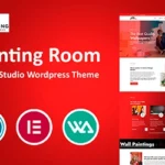 Painting RoomDesign Studio Elementor WordPress Theme