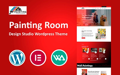 Painting RoomDesign Studio Elementor WordPress Theme