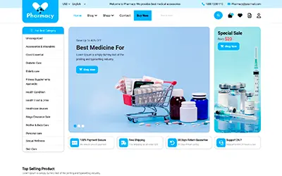 Pharmacy Shop WordPress Theme