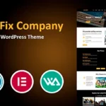 Roof Fix Company Roofing Elementor WordPress Theme