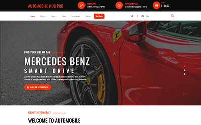 Automobile Hub WordPress Theme