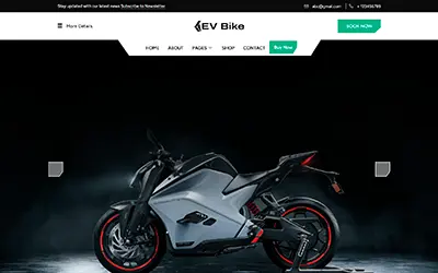 EV Bike Shop WooCommerce WordPress Theme