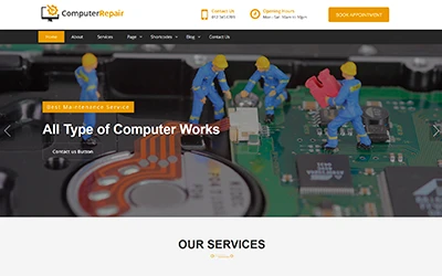 LZ Computer Repair WordPress Theme