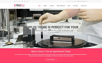 Medplus Medical WordPress Theme