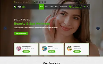 Thai Spa WordPress Theme