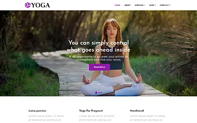 Yoga WordPress Theme